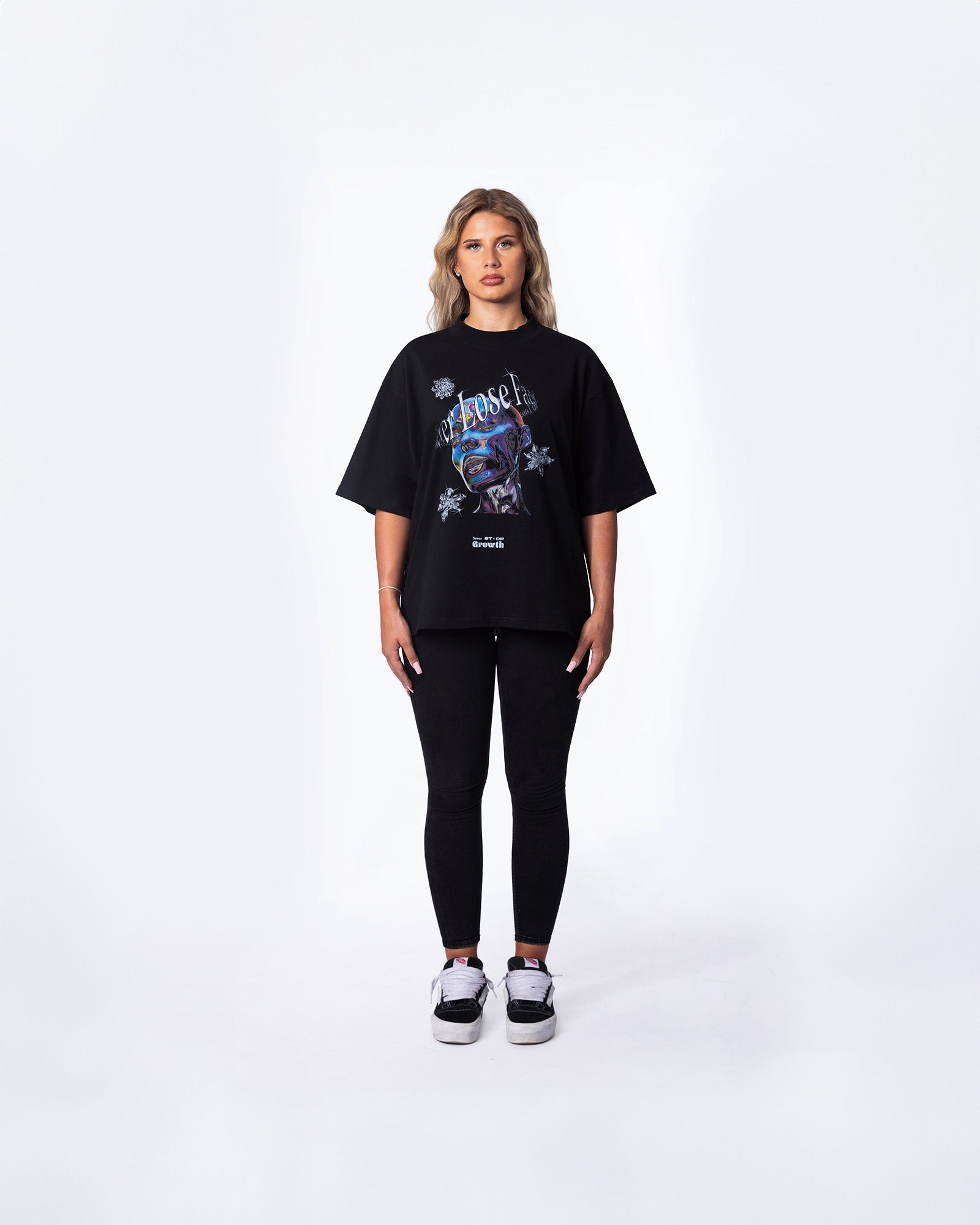 Infrared Chrome Tee - Neverloseface