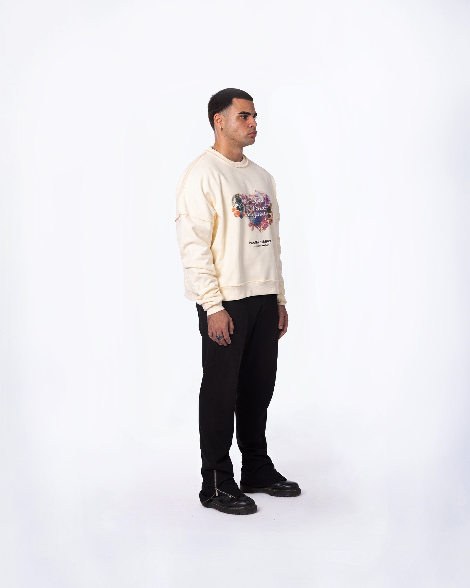 Flower Mask Sweater - Neverloseface