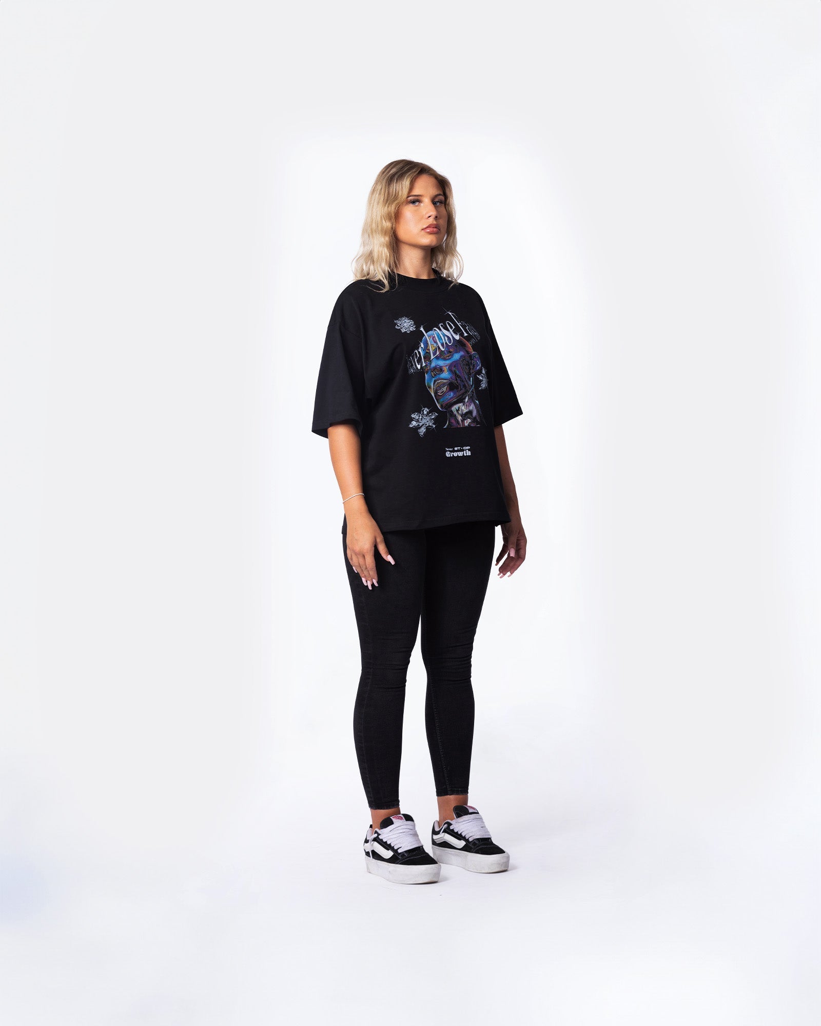 Infrared Chrome Tee - Neverloseface