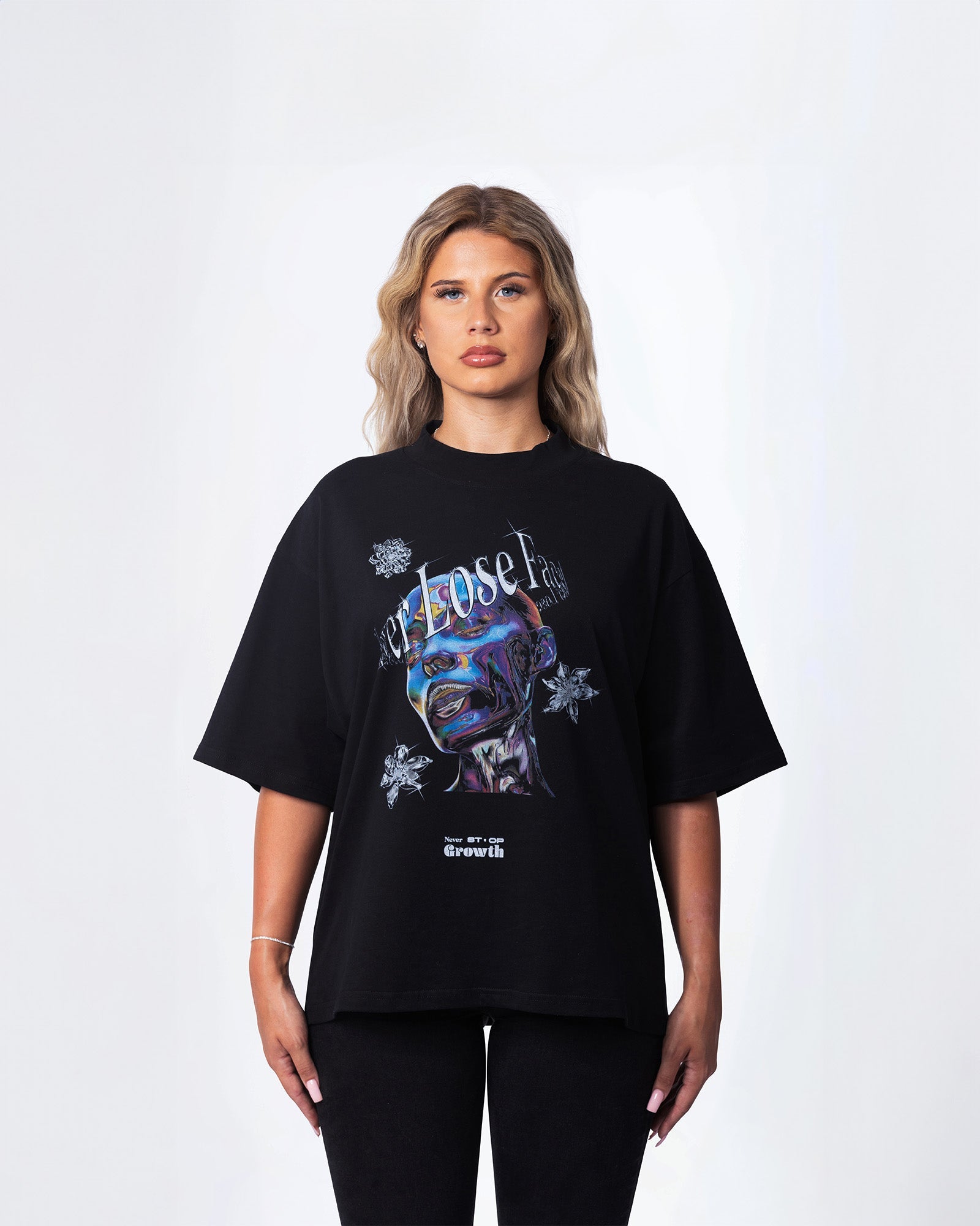 Infrared Chrome Tee - Neverloseface