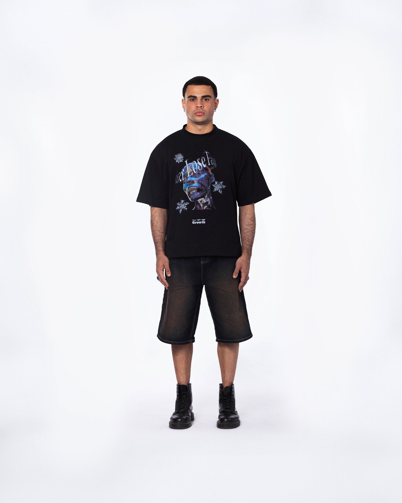 Infrared Chrome Tee - Neverloseface