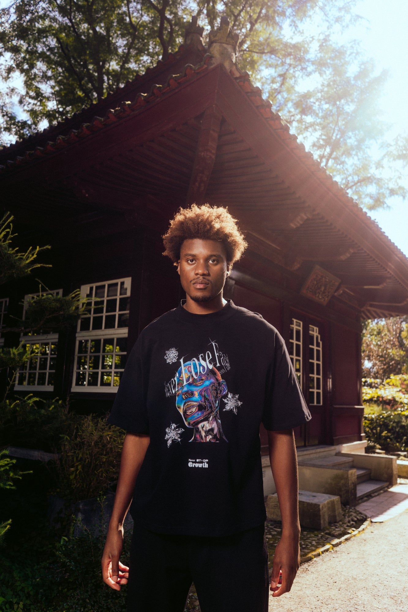 Infrared Chrome Tee - Neverloseface
