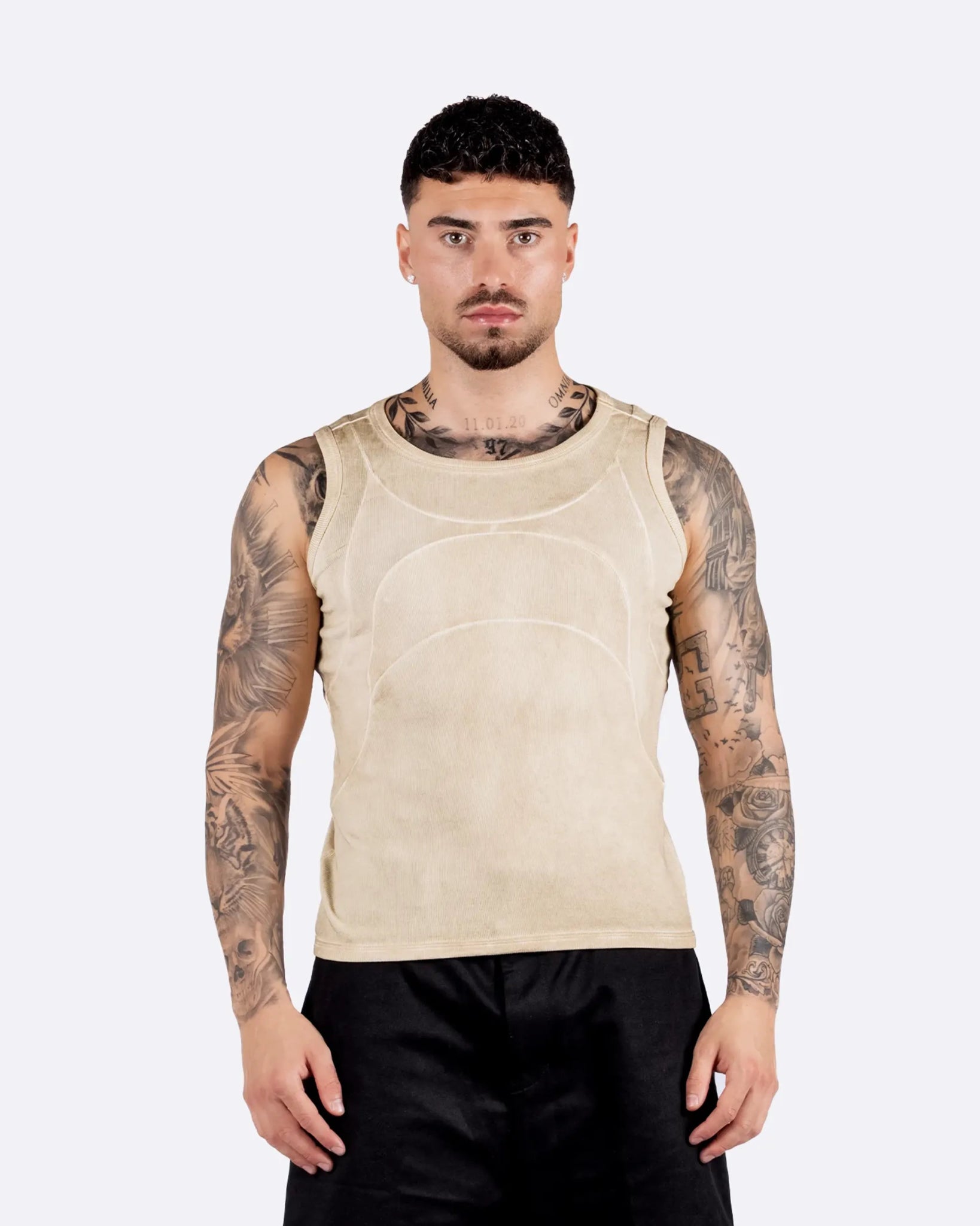 "sabbia" tanktop vintage creme - Neverloseface