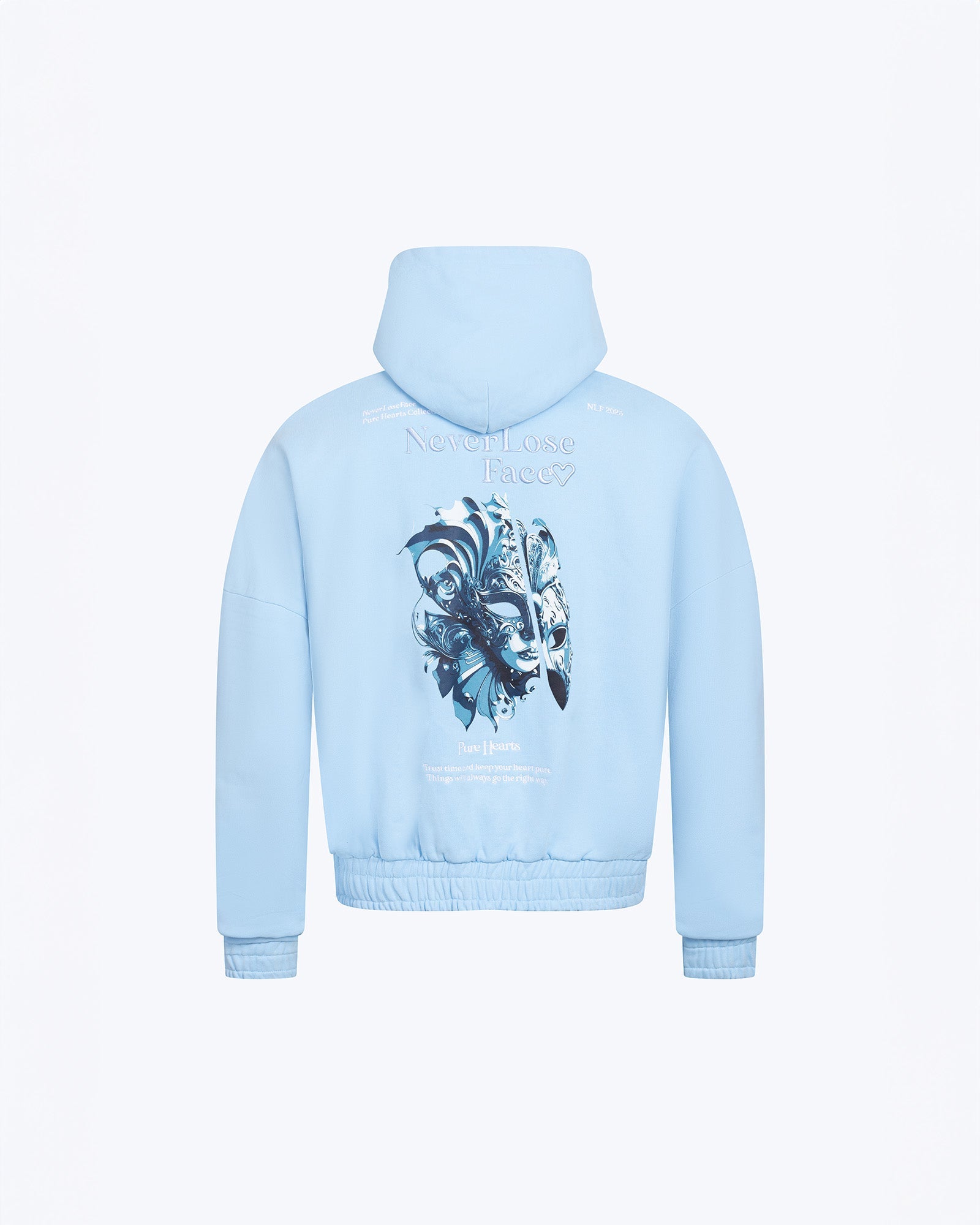Split Mask Zip Hoodie - Neverloseface