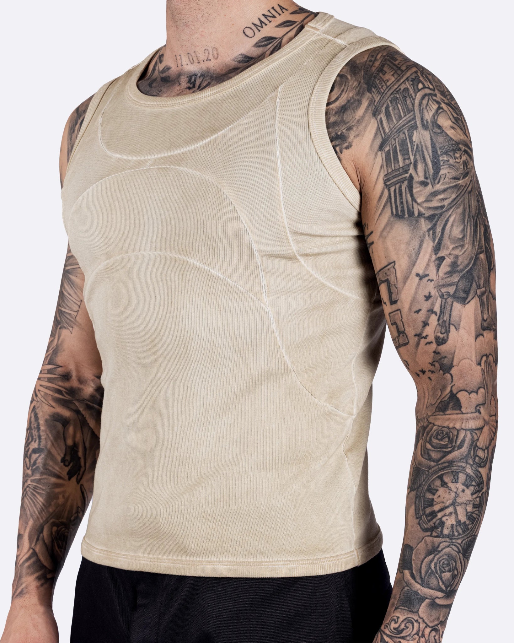 Vintage Creme Tanktop - Neverloseface